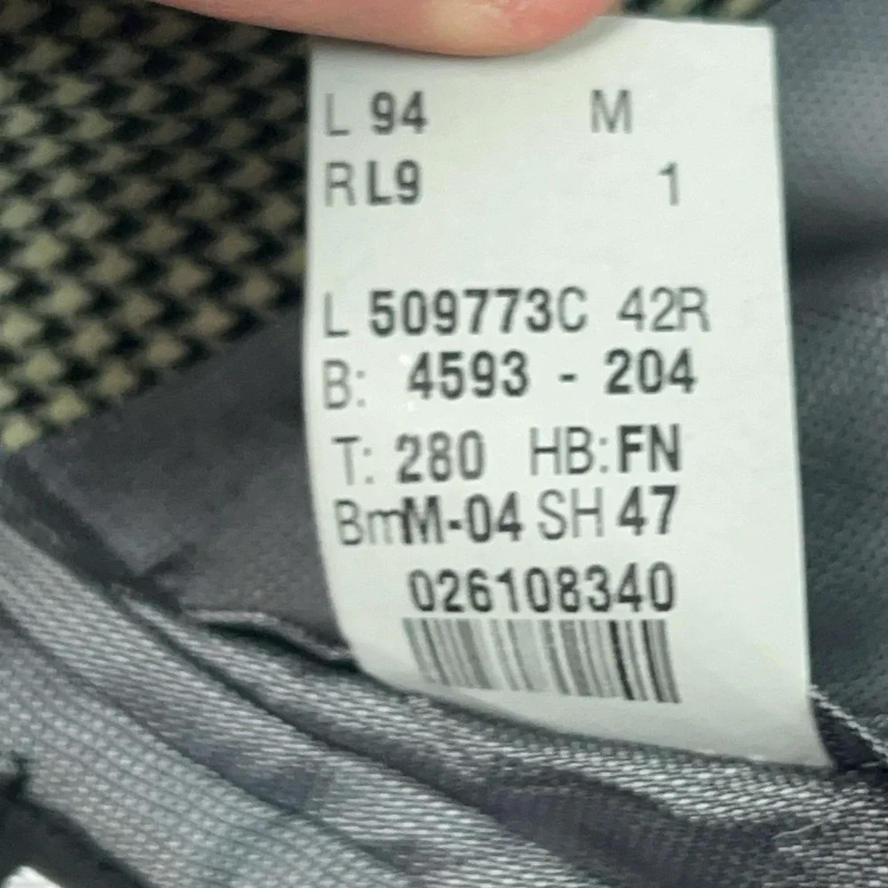 Ralph Ralph Lauren Blazer Mens 44R‎ Brown Black Houndstooth Wool Sport Jacket